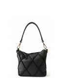 SANNITA Black Vintage Style Soft Italian Leather Shoulder Bag