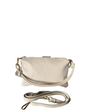 CAPO Minimalist Cream Italian Leather Shoulder crossbody Bag