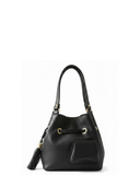 LAURO Black Iconic Designer Bag Italian Leather Bucket Shoulder Bag