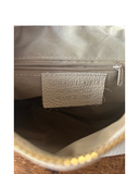 CAPO Minimalist Cream Italian Leather Shoulder crossbody Bag