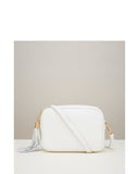 SANO SOHO Style Soft Italian Leather Compact Camera Shoulder Bag, White
