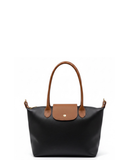 FIORENTINA Black Tan Designer Style Tote Handbag