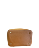 CAVRIGLIA Tan Brown Italian Leather Bucket Bag