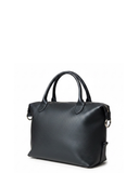 CANINO Black Italian Leather Slouchy Soft Bowling Grab Shoulder Handbag