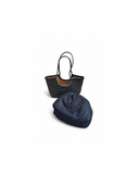 MARINELLA Dark Brown Woven Italian leather Tote Basket