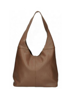 SIGNORIA Tan Soft Italian Leather Hobo Bag Shoulder Bag FREE UK DELIVERY Florence Leather Collection