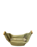 CORNO Olive Green Italian Leather Small Hobo Style Handbag