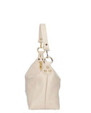 LUCERA Cream Minimalist Italian Leather Shoulder/Crossbody Handbag