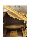 ROTA Pale Yellow Italian Leather Shoulder Bag