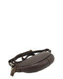 CARANO Brown Italian Leather Crossbody/Bum Bag