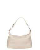 LUCERA Cream Minimalist Italian Leather Shoulder/Crossbody Handbag