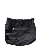 MARINELLA Dark Brown Woven Italian leather Tote Basket