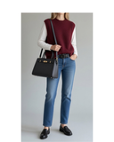 MORRA Dark Blue Italian Leather grab