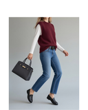 MORRA Dark Blue Italian Leather grab
