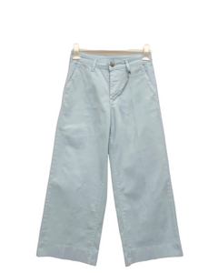 Made In ItalyLight Blue Wide Leg Chinos