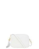 SANO SOHO Style Soft Italian Leather Compact Camera Shoulder Bag, White