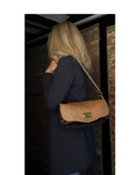 CARRERA Brown  Italian Leather Messenger Style Crossbody Shoulder Bag