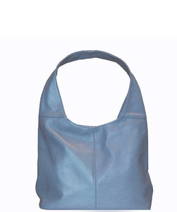 SIGNORIA Denim Soft Italian Leather Hobo / Shoulder Bag