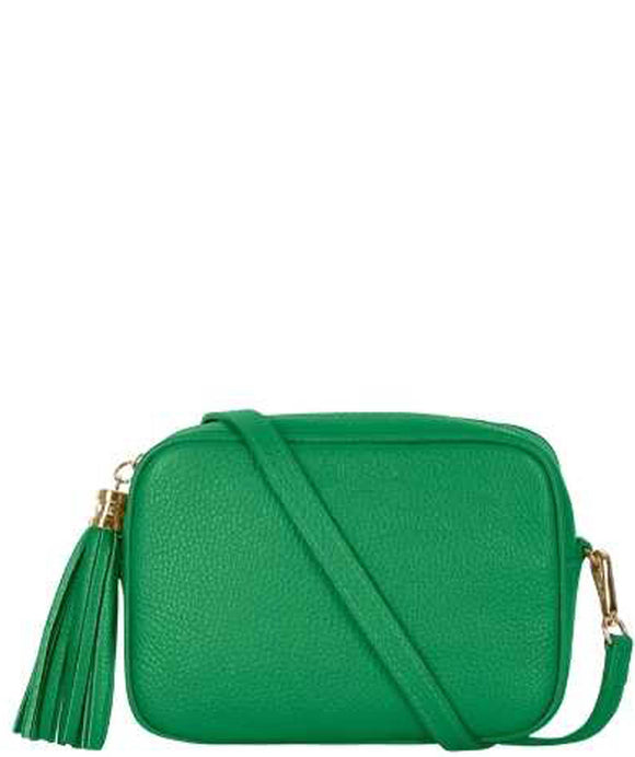 Women’s Italian Leather Soho Camera Style Crossbody Shoulder Bag Green